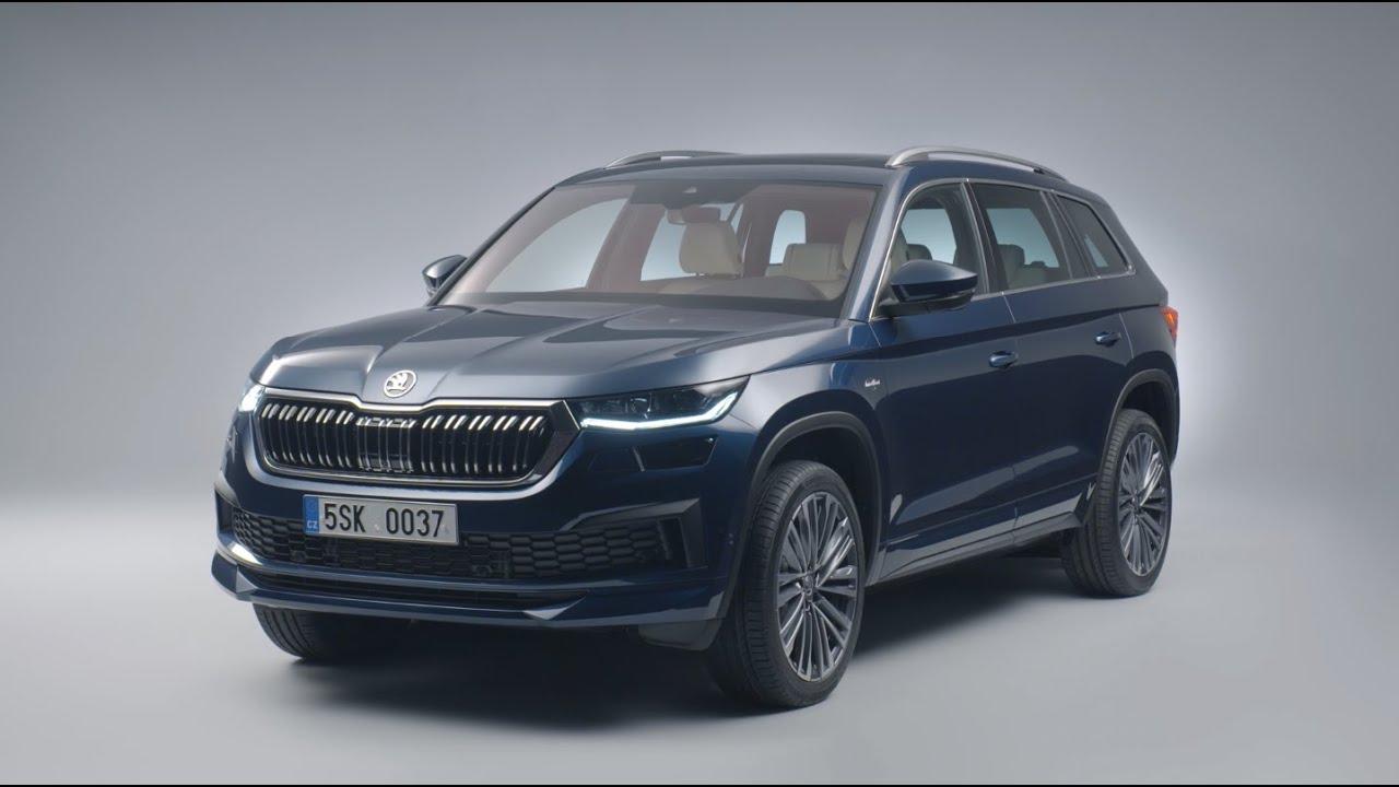 SKODA KODIAQ Laurin Klement 2021 FACELIFT footage. Обновленный Шкода ...