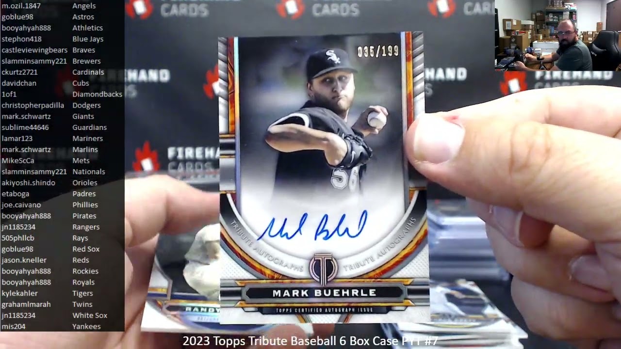 7/23/2023 2023 Topps Tribute Baseball 6 Box Case PYT #7