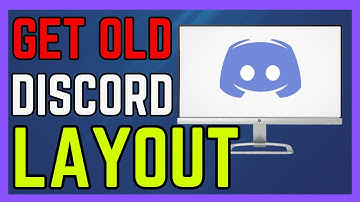 How To Get Old Discord Layout 2024 New Method - (Simple Guide!)