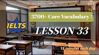 Mastering IELTS Core Vocabulary | Lesson 33