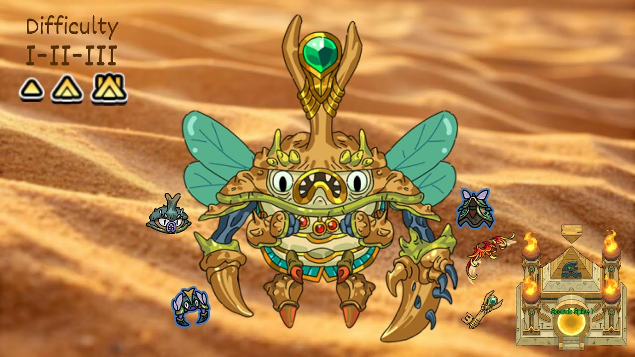 Keblis Hero's Land - Keblis, the Desert Scarab (Solo Difficulty 1-2-3) - YouTube