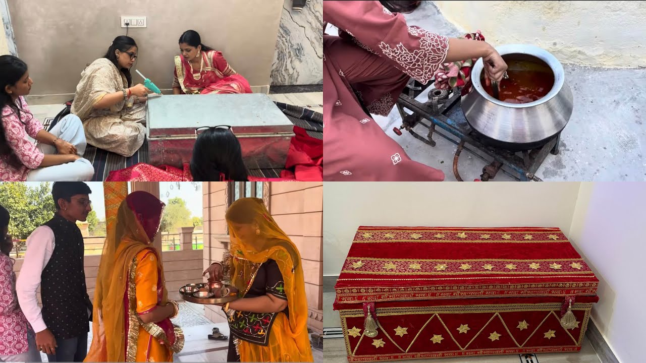 Mehmaan or bandole / padla decoration#ranjurajpurohit#weddingseries#rajpurohitwedding 