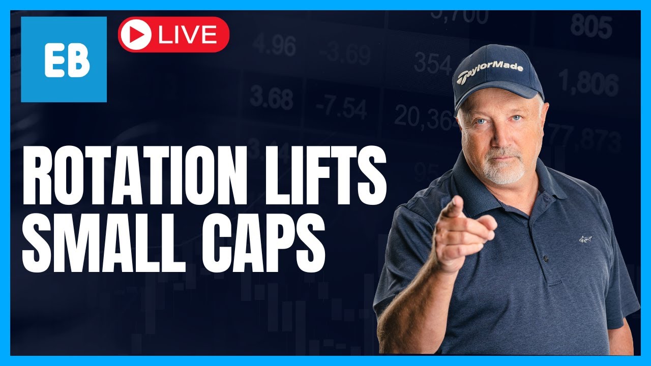 Rotation Lifts Small Caps - Trading Places Live! January 23, 2024 - YouTube