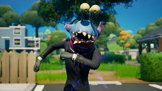 Dance with an alien parasite at Believer Beach, Lazy Lake, or Pleasant Park - Fortnite Week 11 Quest