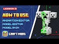 Tutorial lesson 3 how to use powerful model skin animation editor in craft mods  minecraft pe