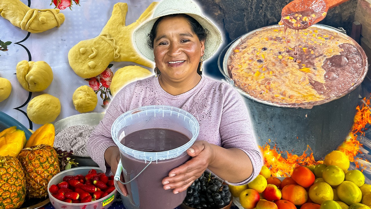 Preparé una deliciosa COLADA MORADA por el Día de los Difuntos