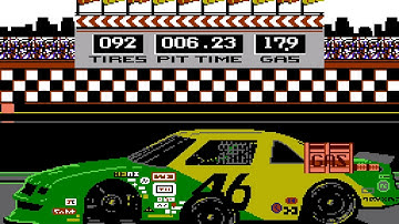 Days of Thunder NES (Unreleased Version) Gameplay
