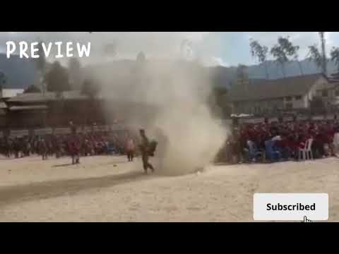 Video Shocking Tornado at Poanglum Festival 2026 Dust Devil || Tuensang Nagalang @homegrownvlog18