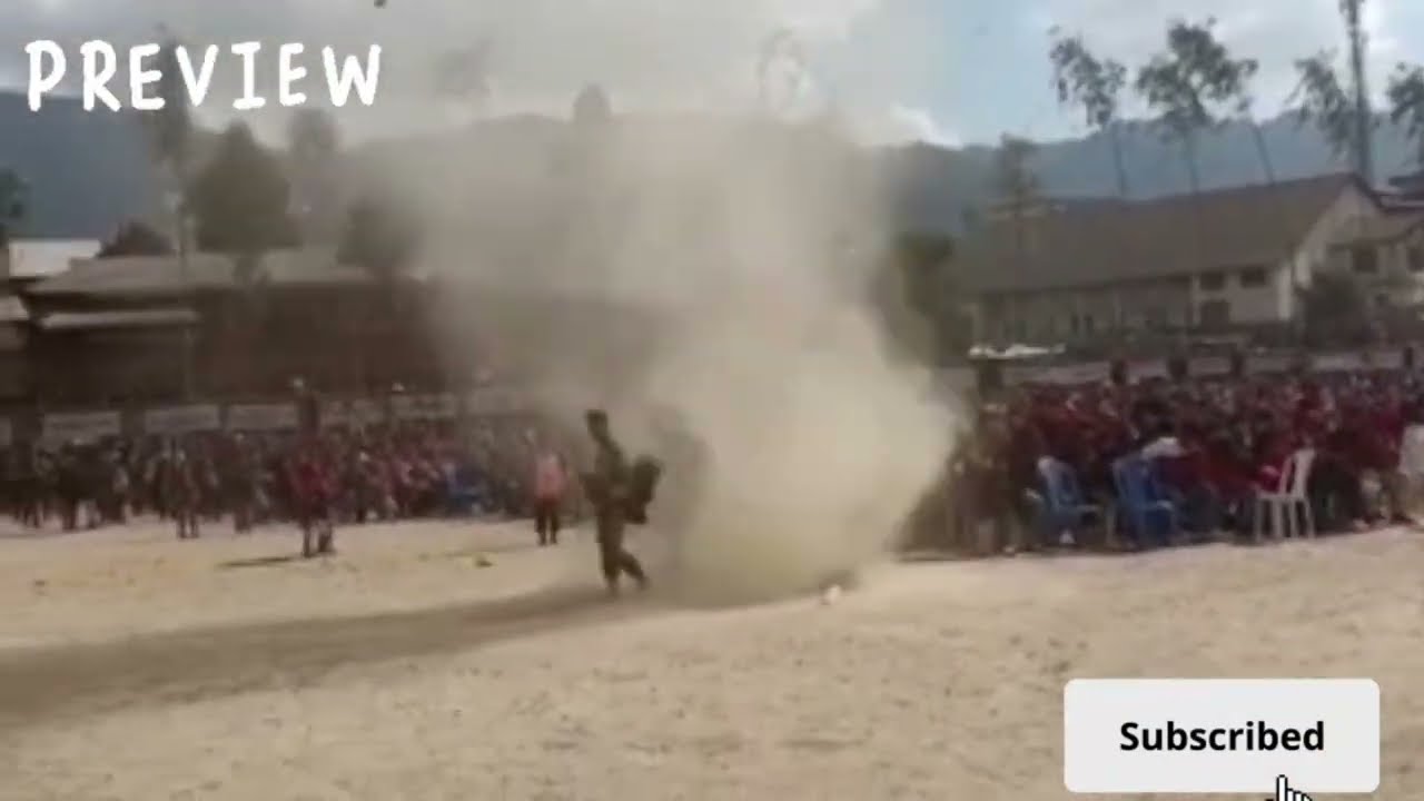 Dust Devil  at Poanglum Festival 2026😱 || Tuensang Nagalang 