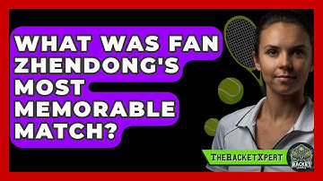 What Was Fan Zhendong