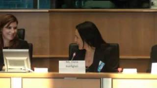 Elena Bonfiglioli, Director Corporate Citizenship at Microsoft EMEA talks at rewords presentation