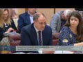 Leyonhjelm questioning ABC during Senate Estimates