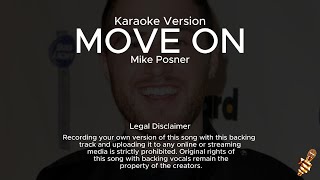Mike Posner - Move On (Karaoke Version)