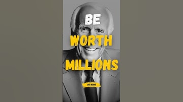 The $52M Secret to Success | Jim Rohn Motivation