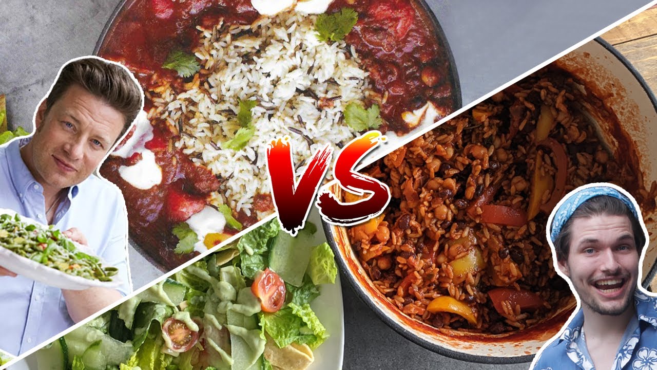 Vegan Chili Con Carne in 15 Minutes? Vs Jamie Oliver [Recipe] find