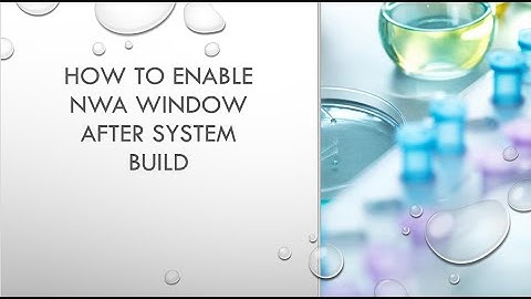 How to enable NWA in SAP JAVA