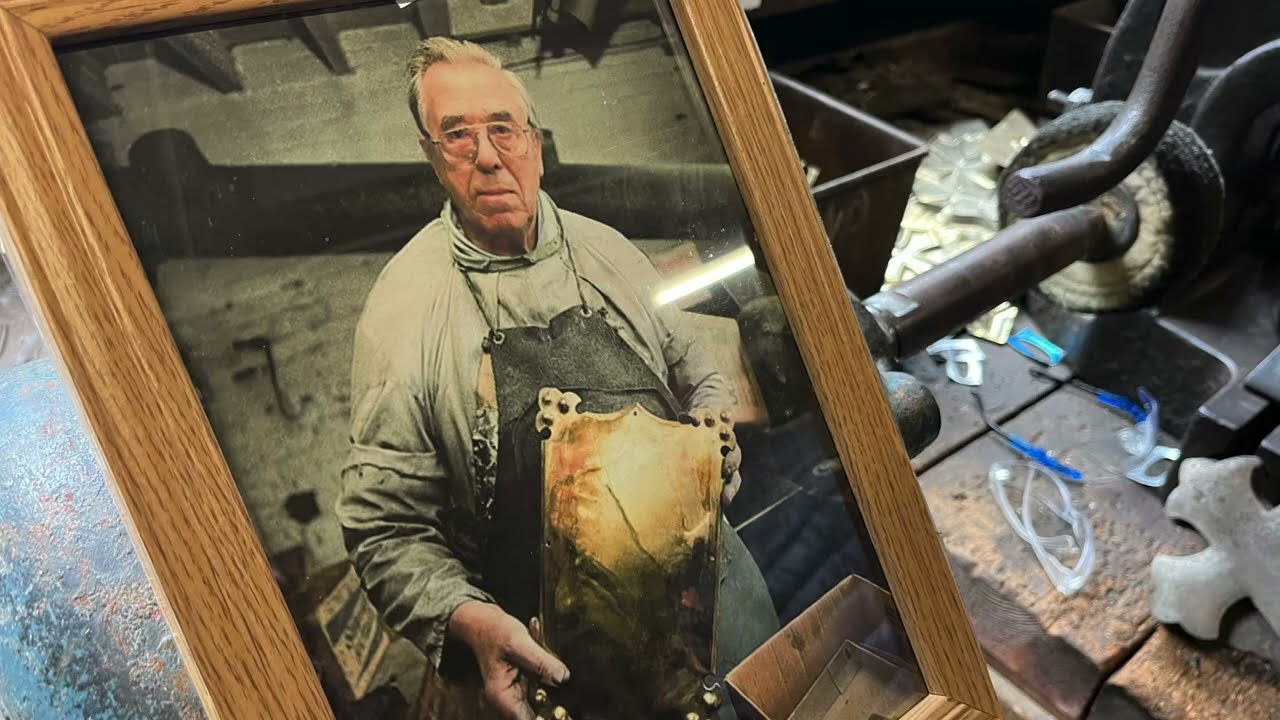 Inside an old coffin furniture factory