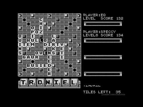 Scrabble DeLuxe Walkthrough, ZX Spectrum