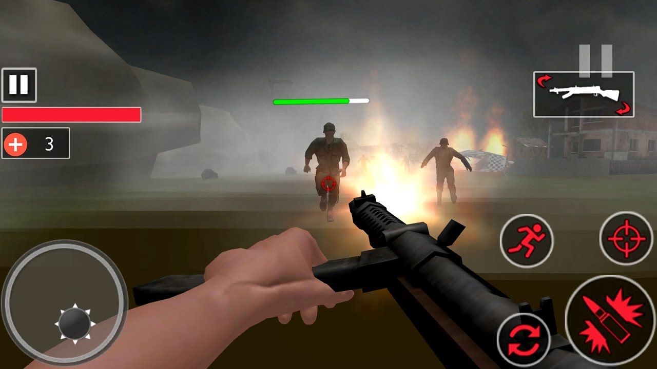 World War 2 Zombie Survival WW2 Fps Shooting (by Top Action Studio) Android Gameplay [HD]
