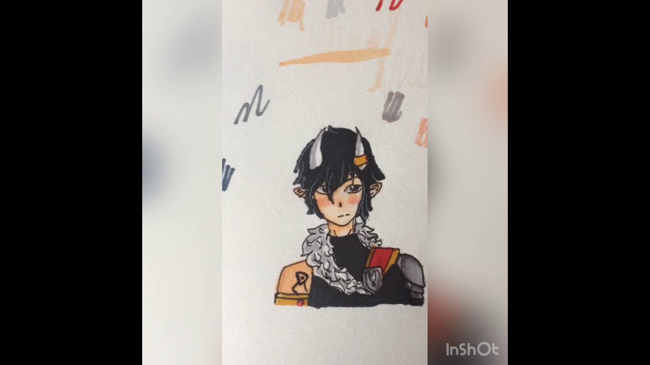 Drawing of Prince Asch | My Inner Demons Fanart | Fantasy Sauad - YouTube