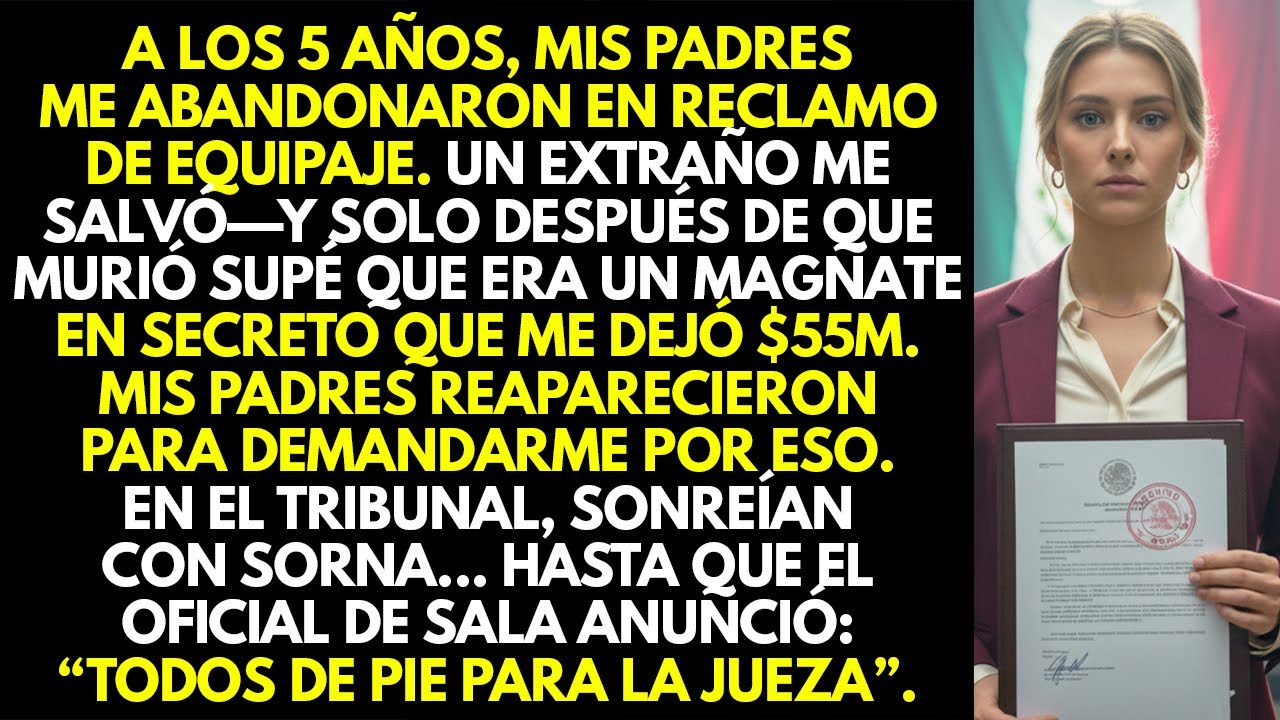 Mis papás me abandonaron a los 5 en aeropuerto — demandaron por $55M, testamento de mi papá adoptivo