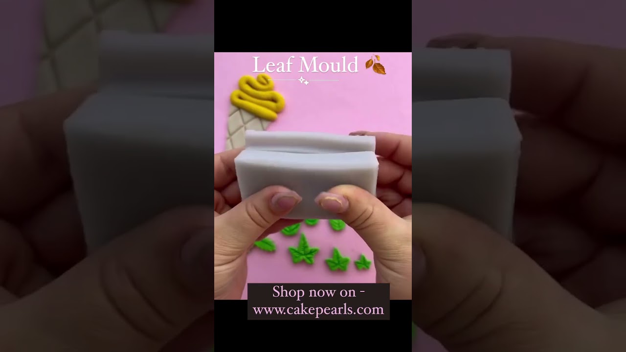 Leaf Cake Mould | Add Natural Elegance to Cakes & Chocolates | Cake Pearls   