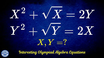 A Tricky Olympiad Math Algebra Equation | Can you solve this ? | Math Olympiad