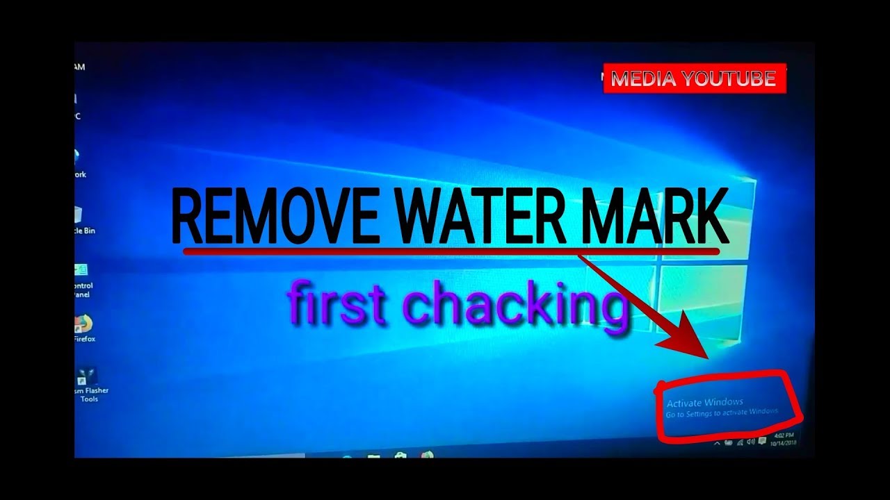 activate windows remove watermark