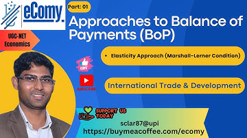 Elasticity Approach (Marshal Lerner Condition) | @eComy