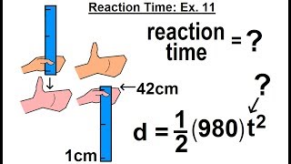 Algebra - Ch. 26: Solving Problems with Quadratic Equations (11 of 11) What is Your Reaction Time?