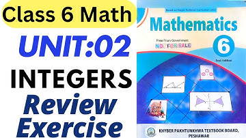 Class 6 Math New Book Chapter 2 Review Exercise | Class 6 Math New Course Unit 2 Review Exercise