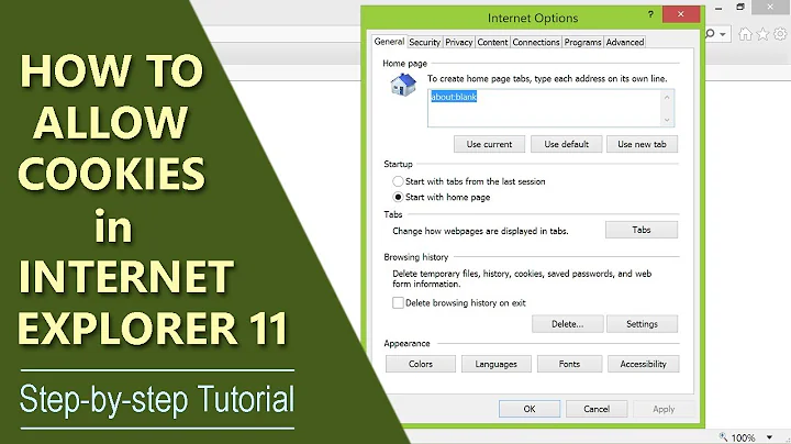 How to Allow Cookies in Internet Explorer 11 | How to Enable Cookies
