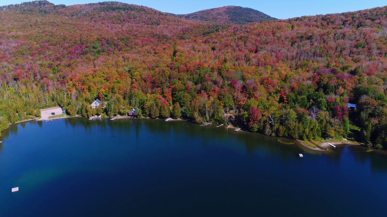 Long Pond in Westmore, Vermont during fall foliage season YouTube