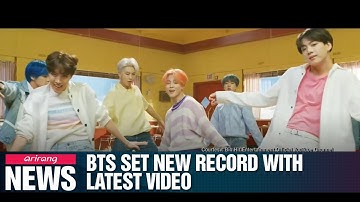BTS set new record as new video reaches 100 million views on YouTube in fastest time