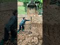 Effective Ways to Insert Bamboo into Wet Ground for Foundations or Support Poles before Construction