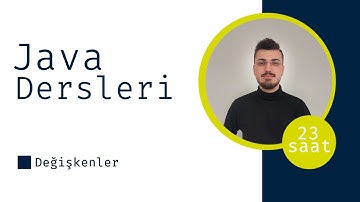 9) İlkel Veri Tipleri - Efsane Java Dersleri (Değişkenler)