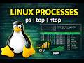 Linux Process management🐧 | ps, top, htop & kill Commands