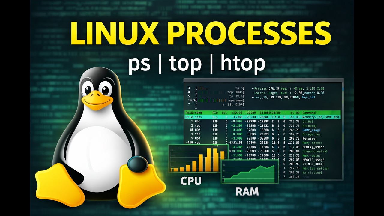 Linux Processes & System Monitoring | Complete Beginner Guide