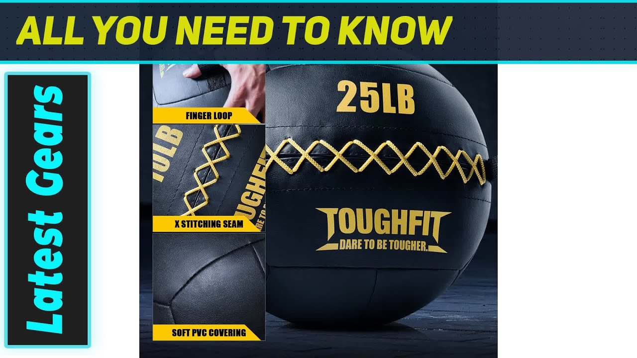 Мяч ToughFit Soft Wall Ball: идеальное средство для развития мышц кора и общей силы!