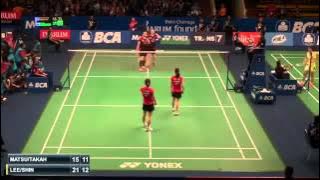 2015 BCA Indonesia Open R16 [WD] Misaki MATSUTOMO-Ayaka TAKAHASHI vs LEE So Hee-SHIN Seung Chan