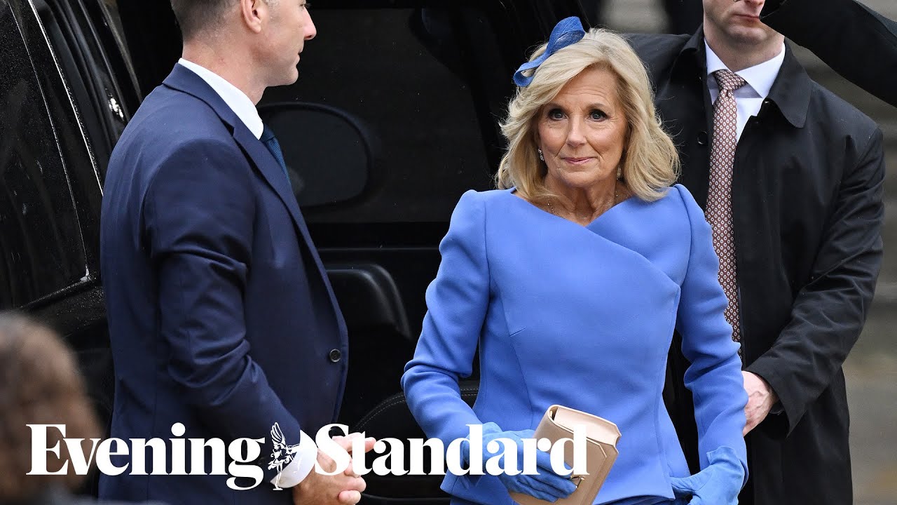 Jill Biden, Emma Thompson and Sadiq Khan arrive for King Charles Coronation