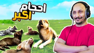 حياة الذيب #4 | نمو الجراء والانتقال الى مكان اوسع WolfQuest: Anniversary Edition