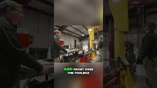 Jib Crane: Another great option for shop efficiency #shoptour #turfmanagement #reelmower