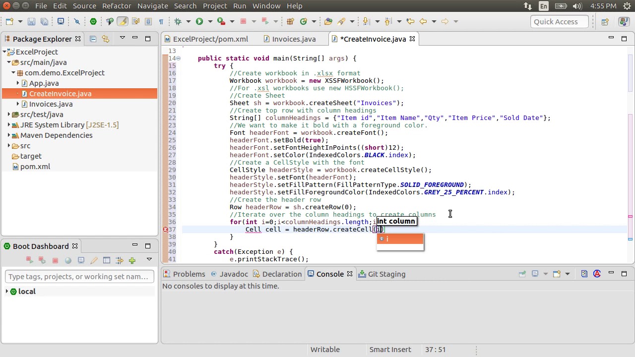 How to read data from Excel in Java