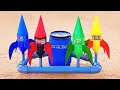 How to make Big Rockets from Coca Cola, Fanta, Sprite, Pepsi, Other Popular Sodas and Mentos