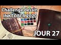 Détente, dessin et aquarelle - Inktober 2020 Jour 27 [Tuto - Aquarelle]