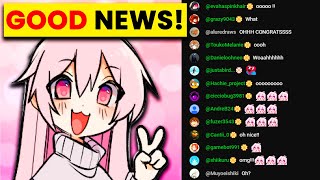 Shachimu Have A Good News, Chat: