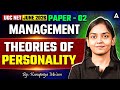 UGC NET Management | UGC NET Management Theories Of Personality By Kanupriya Mam