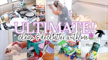 ULTIMATE CLEAN WITH ME 2022 | CLEAN DECLUTTER ORGANIZE! EXTREME SPRING CLEANING MOTIVATION