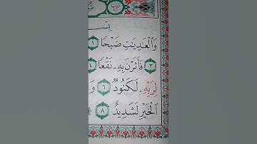 ما معنى كلمه "الخير"#سورة #العاديات
